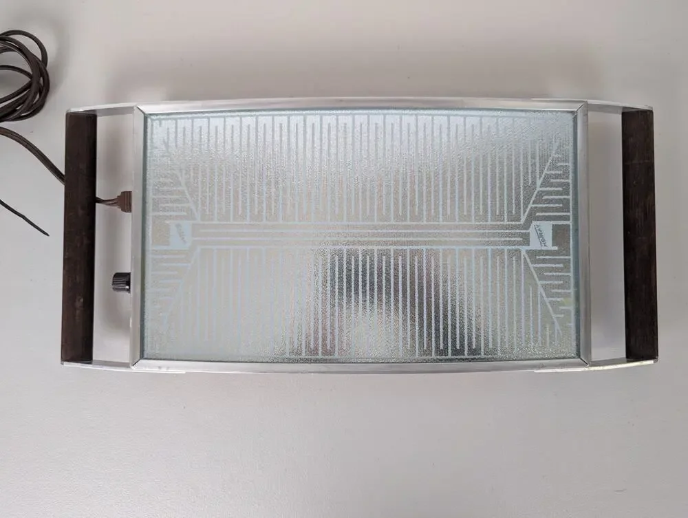 Vtg Salton Hot Tray Rectangle Serveware Dining Entertaining MCM TESTED working